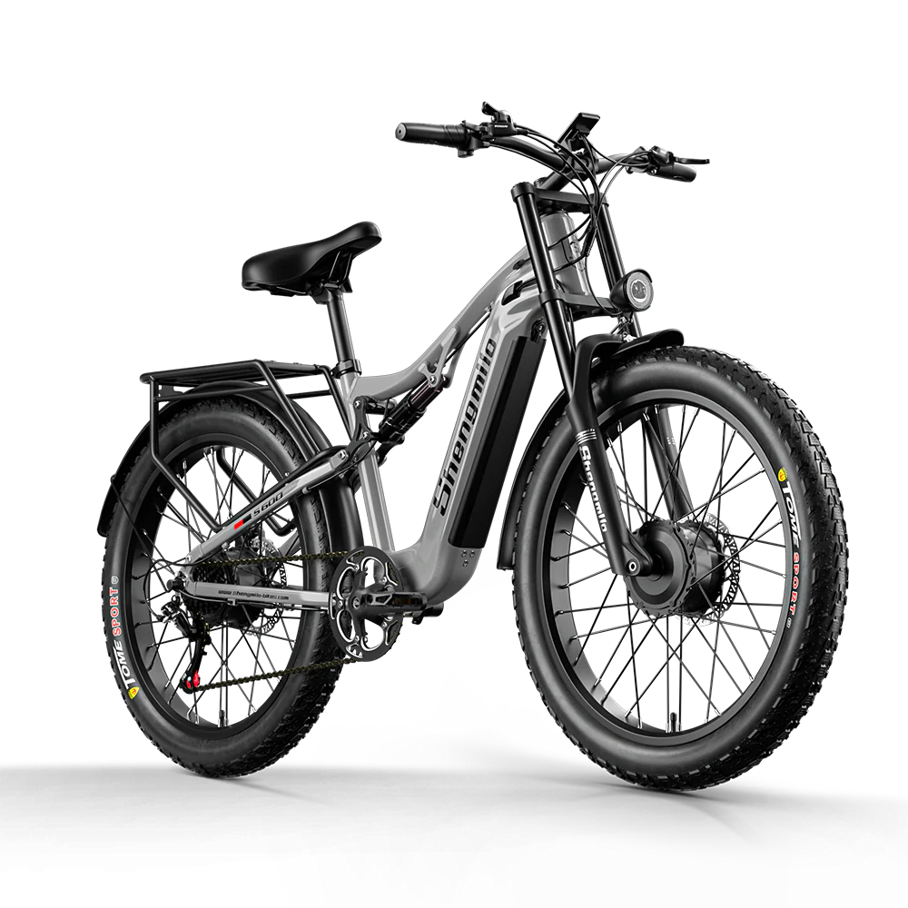 Vélo électrique à double moteur Shengmilo S600 2000 W avec batterie Samsung (nouveauté 2024)