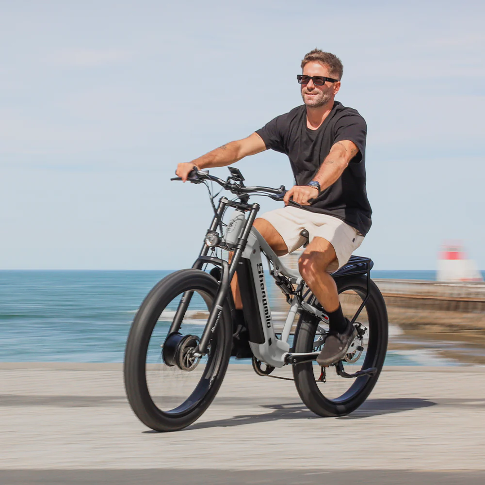 Velo electrique a double moteur Shengmilo S600 2000 W avec batterie Samsung nouveaute 2024